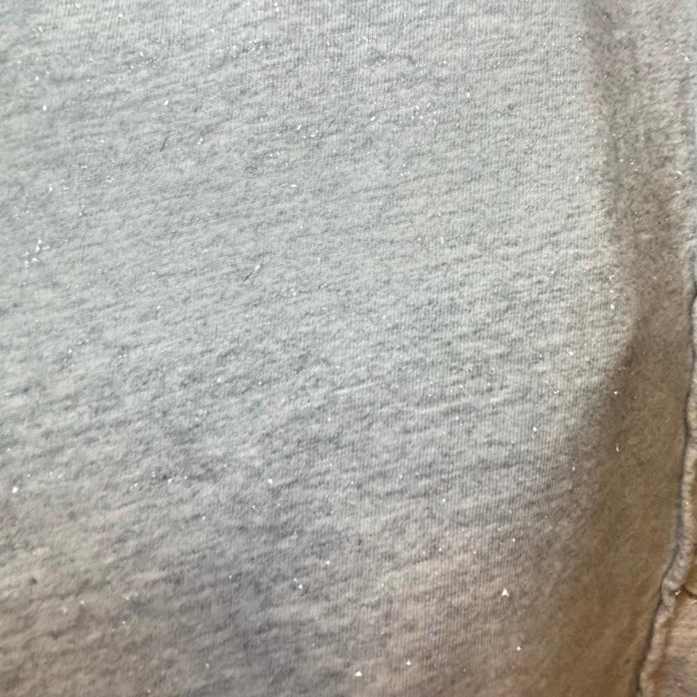 Fat Face Gray Heather Knit Button Down Shirt Long Sleeve US 6 Shimmer Top - Picture 2 of 9